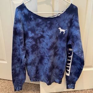 Victoria’s Secret tie dye sweatshirt. Oversized.